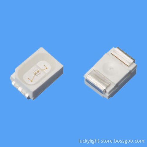 SMD LED, 3528 Package, Full Color of Hyper Red, Pure Green and Blue, 3.50 x 2.80 x 3.25mm